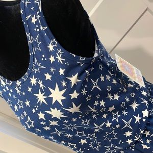 LuLaRoe “Summer” Stars dress size M